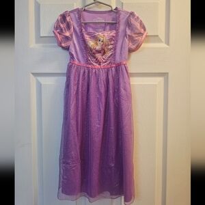 Disney Rapunzel Girls Short Sleeve Purple Costume Dress Size 4T New & Sealed